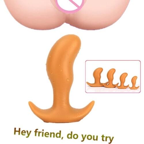 2021Big Anal Plug Vaginal Dildos Masturbation G spot Prostate Massager Sex Products Soft Silicone Butt Plugs Sex Toy for Men Gay