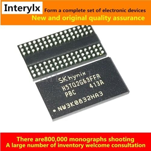 5PCS 100% NEW H5TQ2G63FFR-PBC H5TQ2G63FFR FBGA96 128M*16Bit