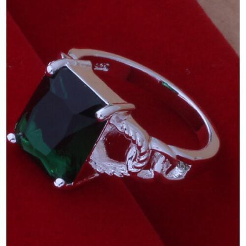 AR398 Hot Sale Silver Plated Fine Jewelry,Wholesale Factory Price Free Shipping Fashion Ring/green/araajiha Bhsajyza