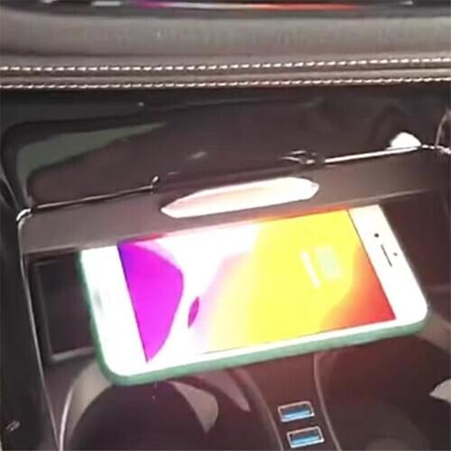 For BMW 1 Series F40 120I 125I 2020 2021 car QI wireless phone charger fast charging plate charging phone holder accessories