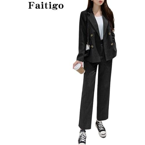 FANTIGO Women's Trouser Suits Two