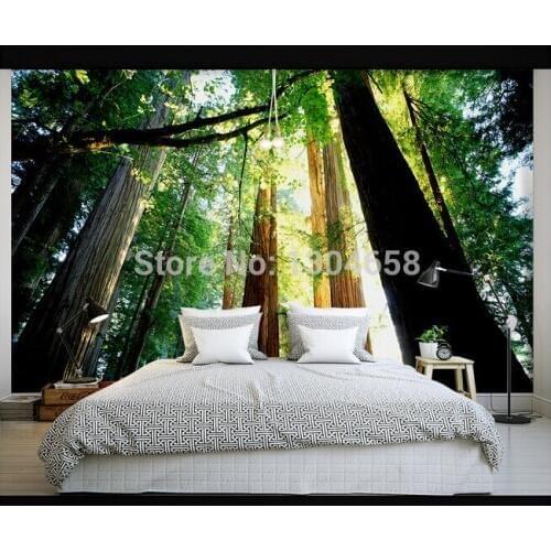 Custom photo wallpaper, wallpaper for forest living room bedroom TV setting wall vinyl wallpaper Papel de parede