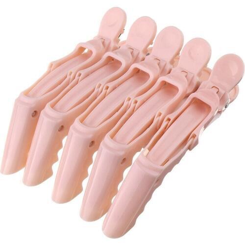 Hot Sale Modeling Accessories Hair Clip Crocodile Hairpin Clamp Grip Plasitic Matte Haircut Salon Bow Hairstyling Tools