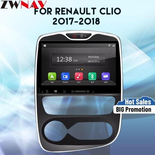 IPS Android 8.0 4GB RAM 8 Core 32GB ROM For Renault Clio 2017 2018 Car DVD Player GPS Navi Free Map RDS Radio wifi Bluetooth 4.0