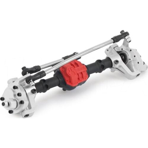 SALE Metal Front Rear Portal Axles with Steering Link for 1/10 RC Crawler Axial SCX10 II 90046 90047 AR44 Axle Upgrade Parts