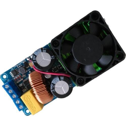 Practical-IRS2092S 500W Mono Channel Digital Amplifier Class D HIFI Power Amp Board with FAN