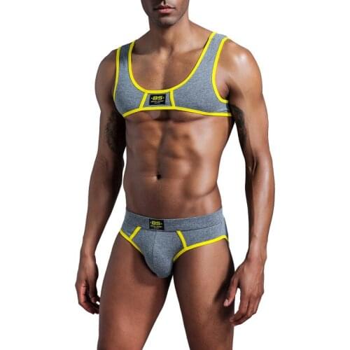 Mens Bodybuilding Tank Tops Workout Fitness Yoga Cotton Suit Vest Nightclub Sexy Suit Sports Vest Gym Clothing T-shirt