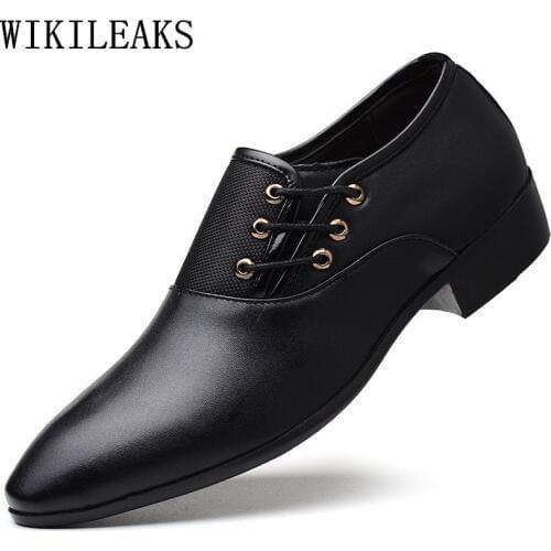 New Designer Big Size Men Wedding Dress Shoes Luxury Brand Leather Oxfords Shoes For Men Office Business Shoes Sapatos Masculino