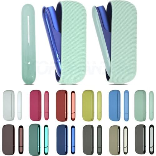 New 14 Colors Fine Twill Silicone Side Cover Full Protective Case Pouch for IQOS 3.0 / 3 DUO Outer Case for IQOS Accessories