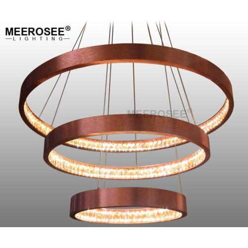 Modern LED Pendant Lights Acrylic Hanging Lamp for Restaurant Pendant Lamp Circle Luminaires Lustres Home Lighting
