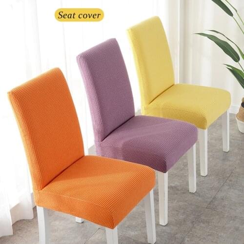 Spandex Fabric Universal Size Chair Cover Seat Cover Universal Chair Covers SeatCase For Restaurant Hotel Party Banquet