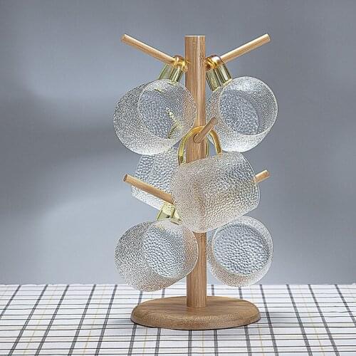 320 ml Hammer Pattern Imperial Concubine Cup Heat-resistant Explosion-proof Color Milk Mug