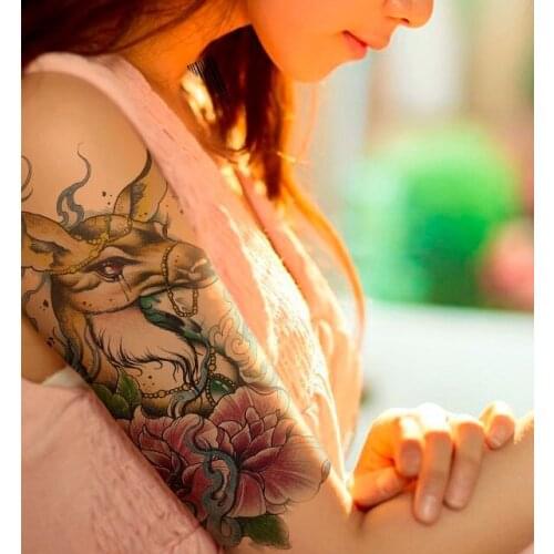 Waterproof Temporary Tattoo Sticker myth deer tatto stickers flash tatoo fake tattoos for women girl