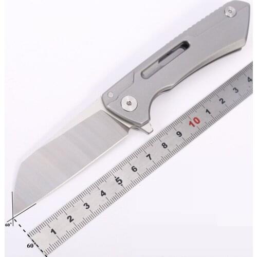 All Steel Hunting Camping Survival Knife D2 Blade Steel Edc Tactical Rescue Military Outdoor Pocket Folding Knife