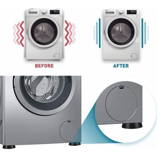 1/2Pcs Anti Vibration Washing Machine Rubber Mat Non-Slip Pad Universal Furniture Leg Pad Floor Protector Mat