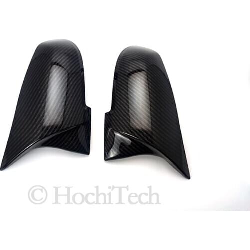 1 Pair Rearview Mirror Covers Cap Carbon Fiber High Quality for BMW Series BMW F20 F22 F23 F30 F31 F32 F33 F36 F87 M2 X1 E84