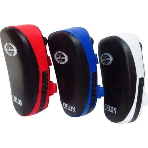 1 Piece PU Muay Thai Boxing Pads Taekwondo Kickboxing Sanda Kick Shield Focus Target Martial Arts Training Equipment 2019 DDO