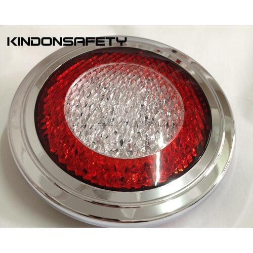 10pcs Free shipping! Emark approved 122mm Stop/Tail/Direction Indicator Lamp, LED turn signal Light, with chrome ring, multivolt