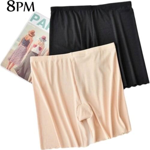 2021 Women Summer Safety Shorts Pants Plus Size Good Stretchy High Waist Thin Soft Comfortable Cotton Underwear Shorts ouc121