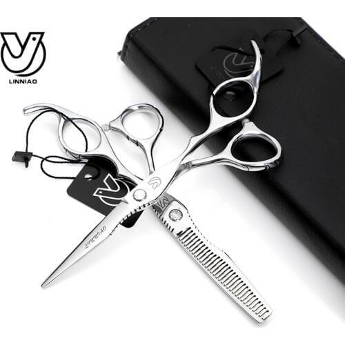 6inch Professional Hairdressing Cutting Scissor Shears Titanium Salon Barber Hair Scissors Stainless Steel Stylist Salon Barber