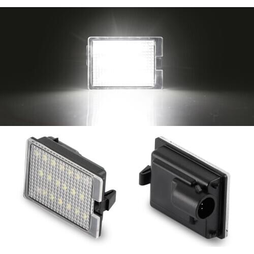 Car LED License Plate Light For Dodge Durango 2014-2019 Number Frame Lamp