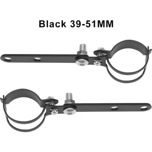 For MT07 MT09 R1 R3 R1200GS F800GS F800ST Universal 39-51MM Motorcycle Headlight Mount Bracket Clamp Fork Tube Spotlight Holder