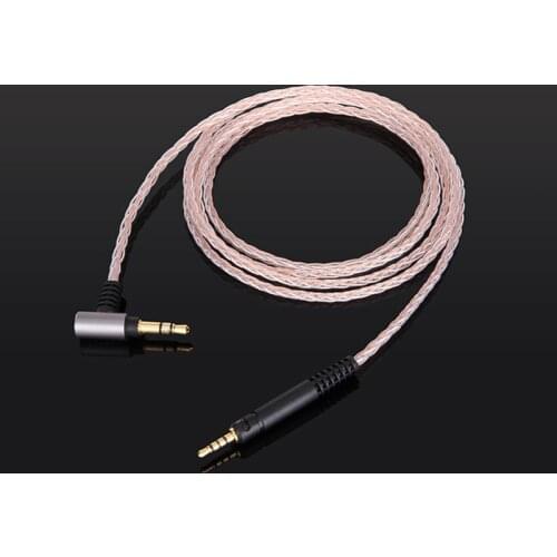 For Sennheiser Headphone cable HD598 HD518 HD558 HD569 4.4mm 2.5mm Balance cable HD579 HD599 598se 3.5mm and mic OCC99.999