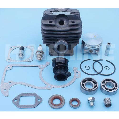 48mm Cylinder Piston Intake Gasket Kit For Stihl MS360 036 PRO 034 AV Super Chainsaws Manifold Crank Bearing Oil Seal Candle