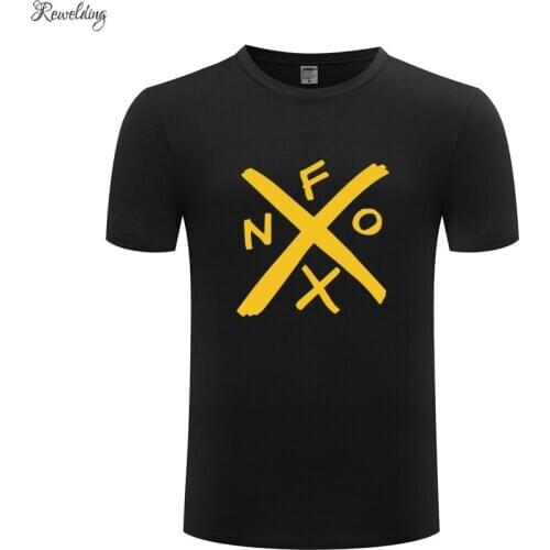 Music Punk Rock NOFX Printed T Shirts Men Short Sleeve O Neck Cotton Man T-Shirt Cool Funny Streetwear Top Tee Summer