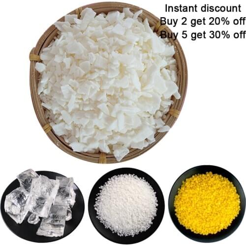 Natural Soy Wax for DIY Candle Making Supplies Smokeless Waxed Candles Wicks Raw Material Handmade Gift candle wax White beeswax