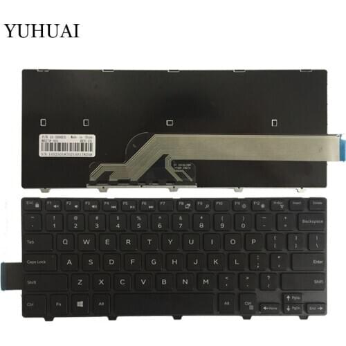 New For DELL 14 3441 3442 N5447 N3442 14CR 14MR Laptop Keyboard Black US 050x15 SN8233