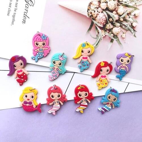 New Kawaii little princess accessories charms very cute keychain pendant necklace pendant for DIY stationery decoration