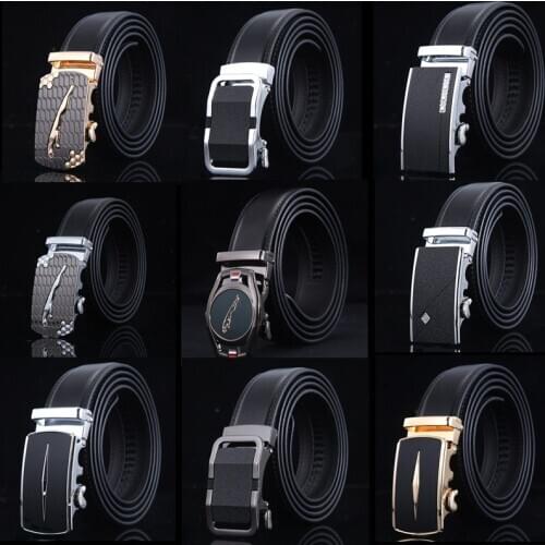 Mens Famous Brand Belt New Male Luxury Designer Automatic Buckle Cowhide Leather Men Belt Luxury Belts For Men Ceinture Homme