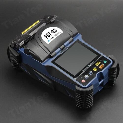 Tumtec FST-V1 FST-Q3 3.5' LCD Fusion Splicer Portable work at Height resolution Mini Screen Touch FTTH CCTV Fiber welding splice