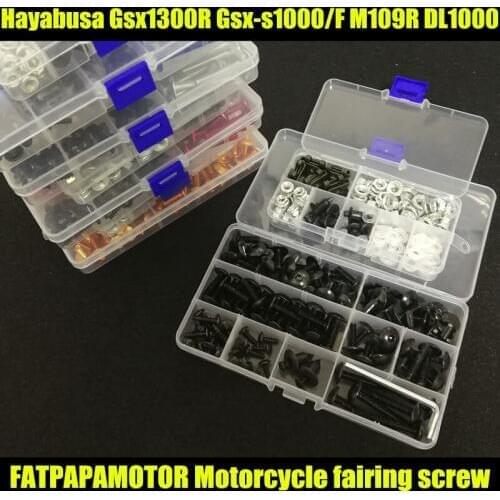 Universal Motorcycle Fairing Bolts Screw Moto Spring Bolts For SUZUKI Hayabusa GSX1300R GSXS1000F M109R DL1000
