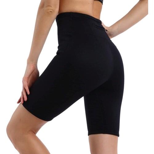 Womens 2mm Neoprene Shorts Solid Black Keep Warm Suitable for Diving Aerobic Surfing Swimming Cold Water Sports Sauna Sweat