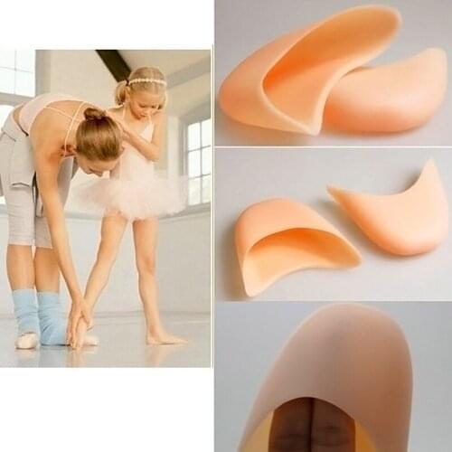 Womens Girls Professional Soft Ballet Pointe Silicone Gel Toe Dance Shoe Pads