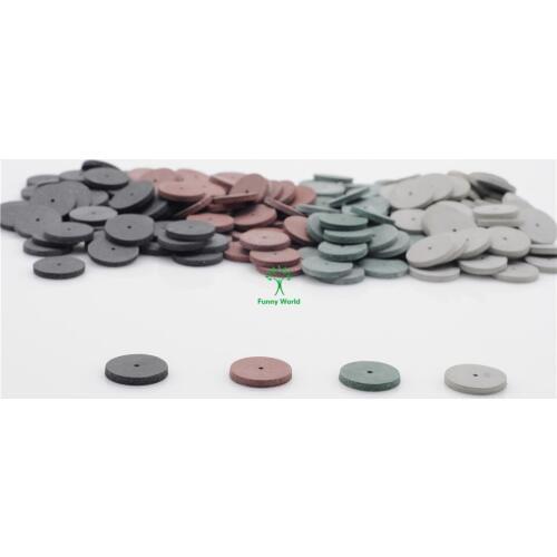 100pcs dentist Lab Assorted Polishing Wheels Burs Silicone Polishers