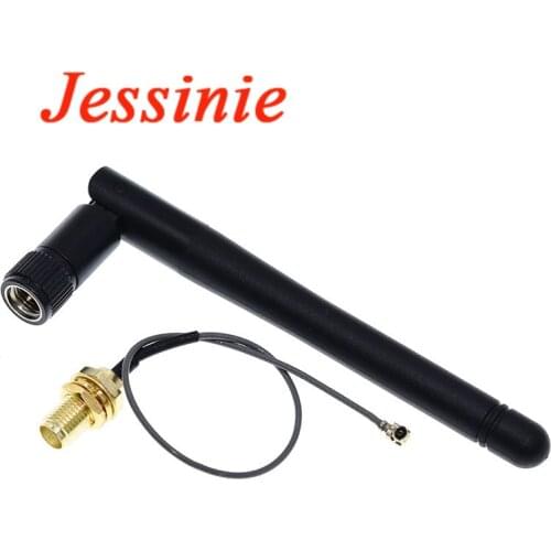 2.4GHz 3dBi WiFi 2.4g Antenna Aerial RP-SMA Male Wireless Router 5/10/15/20cm PCI U.FL IPX to RP SMA Pigtail Cable ESP8266 ESP32