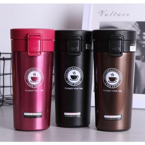 Thermos Coffee Mug Double Wall Stainless Steel Tumbler Vacuum Flask bottle thermo Tea mug Travel thermos mug Thermocup