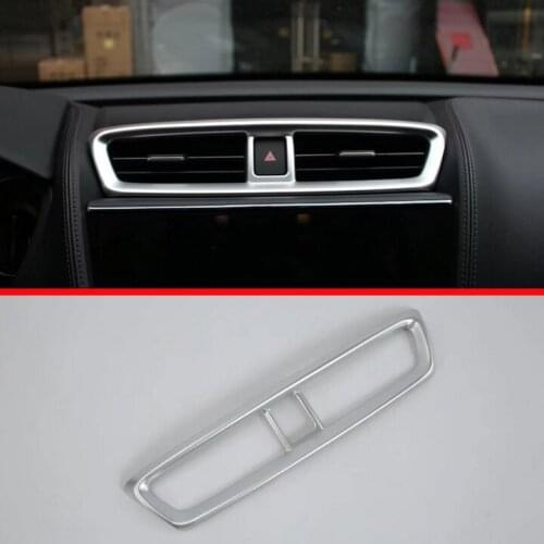ABS Pearl Chrome Head Light Switch Control Trim Cover For Nissan Sentra 2016 2017