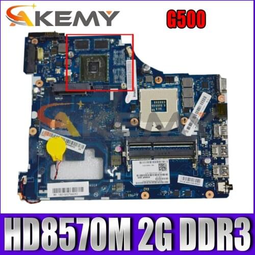 Akemy VIWGP/GR LA-9631P Motherboard For Lenovo G500 Laptop Motherboard 90002822 PGA989 HD8570M 2G DDR3 100% Test