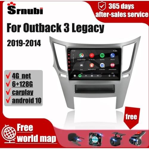 For Subaru Outback 4 Legacy 2009-2014 Android Car Radio Multimedia Navigation 2din stereo DVD carplay accessories audio speakers