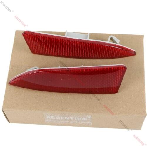 Car Rear Tail Bumper Corner Reflector Decorative False Light Lamp For BMW E83 X3 2007 2008 2009 2010