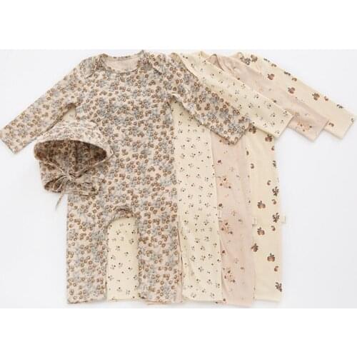 Spring Autumn Baby Girls Clothes Korean Style Toddler Baby Boys Girl Romper Cotton Long Sleeve Newborn Baby Girl Boys Jumpsuit