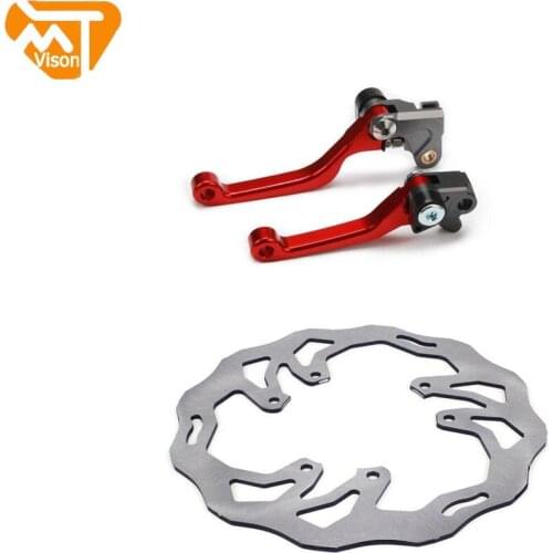 Motorcycle Front Brake Disc Rotor and Brake Clutch Levers For HONDA CR125R CR250R CRF450R 1995 1996 1997 1998