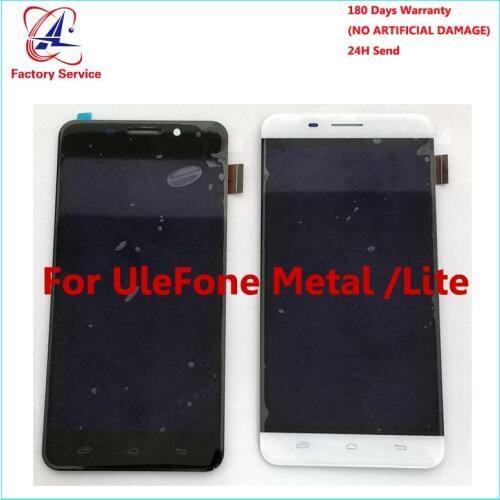 For 100% Original Ulefone Metal CD Display+Touch Screen Panel Digital Replacement Parts Assembly 5.0" For Ulefone Metal Lite