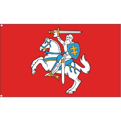 Lithuania (state) flag Decoration banner 90*150cm/ 3x5ft national flag for hanging