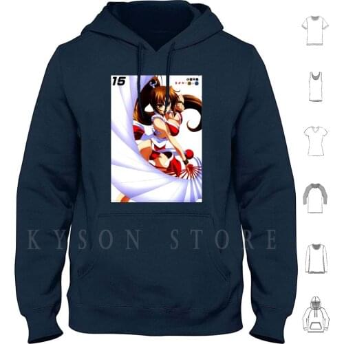 Mai Shiranui #14 Hoodie long sleeve Cotton Sexy Hentai Ecchi Echi Erotic Lewd Tits Titties Boob Boobs Oppai Anime