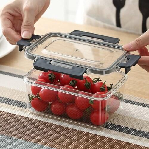 Food Storage Container Plastic Kitchen Refrigerator Noodle Box Multigrain Storage Tank Transparent Sealed Cans Home Storage